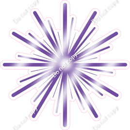 Firework - Flat Purple w/ Variants - Style 4
