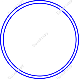 Blue - Double Line Circle w/ Variants