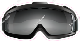 Black Ski Goggles