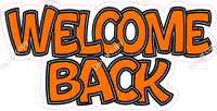 Orange Flat - Welcome Back Statement w/ Variants