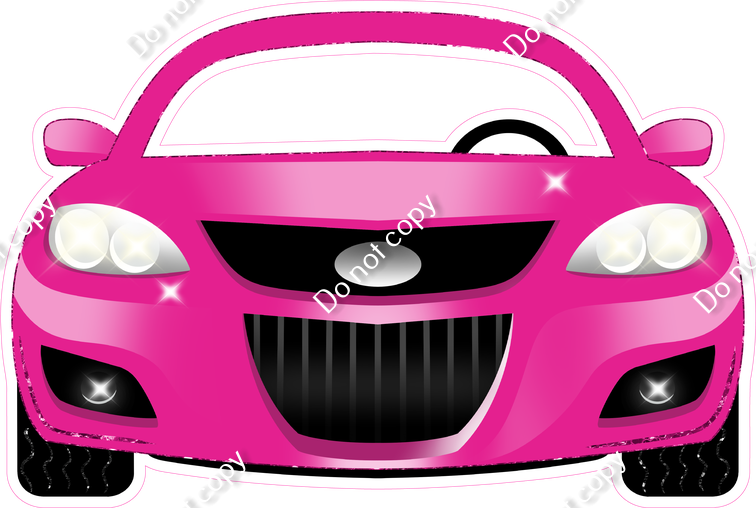 Cartoon top barbie car
