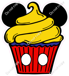 Mickey Mouse Cupcake w/ Variants
