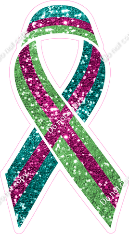 Sparkle - Metastatic Breast Cancer Awareness Ribbon w/ Variants variant