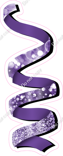 Bokeh - Purple Streamer - Style 3