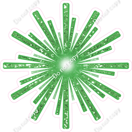 Firework - Lime Green Sparkle w/ Variants - Style 3
