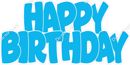 Flat - Caribbean Happy Birthday Statement