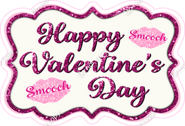 Hot Pink & White - Happy Valentine's Day Statement