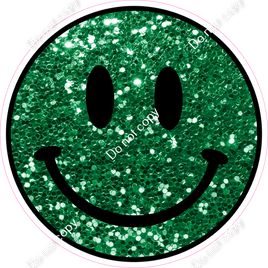 Green Sparkle Smiley Face w/ Variants