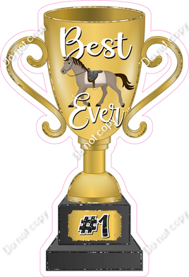 Equestrian - Best Horse Ever Trophy w/ Variants