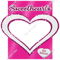 Hot Pink - Sweetheart Photo Frame w/ Variants