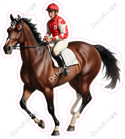 Race Horse & Jockey w/ Variants