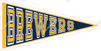 Pennant - Milwaukee Brewers w/ Variants