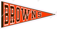 Pennant - Cleveland Browns w/ Variants