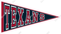 Pennant - Houston Texans w/ Variants