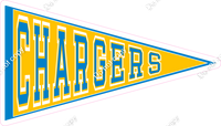 Pennant - Los Angeles Chargers w/ Variants