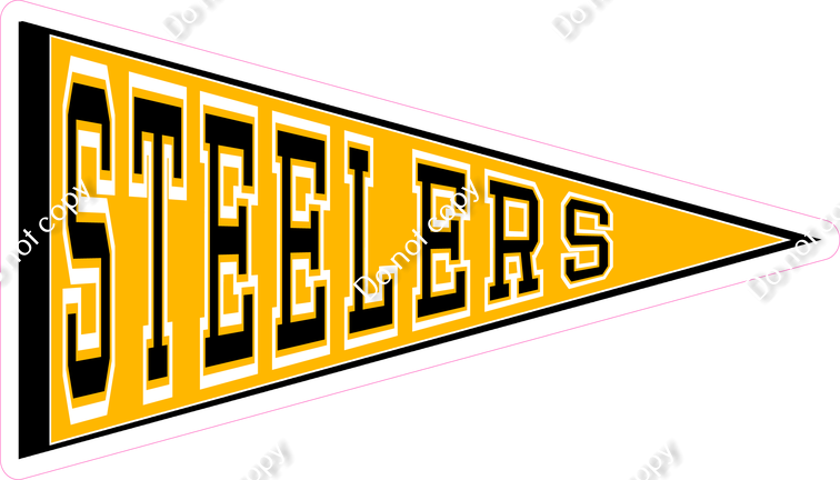 Pennant - Pittsburgh Steelers| Sign Swag USA