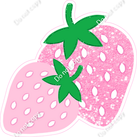 Pink Sparkle Strawberries w/ Variants