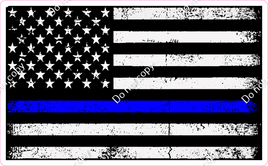 American Flag - Thin Blue Line - Police w/ Variants