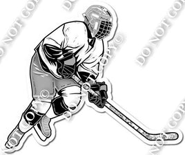 Hockey Player With Facemask