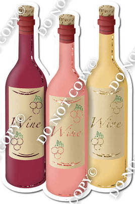 3 Wine Bottle Combo