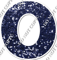 18" KG Individual Navy Blue Sparkle - Alphabet Pieces