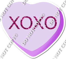 Conversation Heart - XOXO - Candy Heart