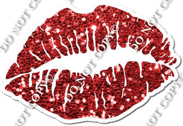 Red Sparkle Lips