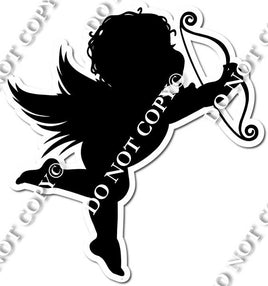 Cupid Silhouette Right