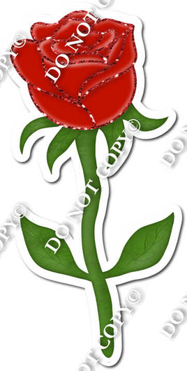 Red Long Stem Rose