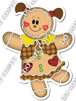Dancing Gingerbread Girl