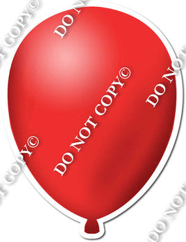 Flat - Red Balloon - Style 2