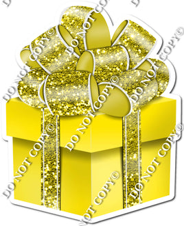Sparkle - Yellow Box & Yellow Ribbon Present - Style 2