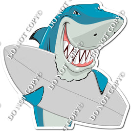 Blue Shark with Surfboard w/ Variants