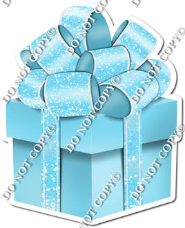 Sparkle - Baby Blue Box & Baby Blue Ribbon Present - Style 2