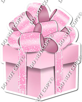 Sparkle - Baby Pink Box & Baby Pink Ribbon Present - Style 2