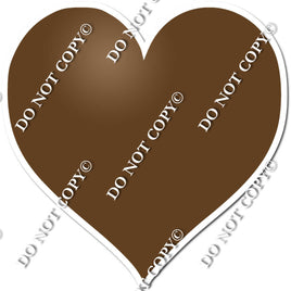 Flat - Chocolate Heart - Style 2