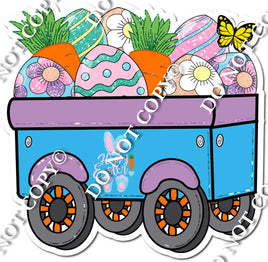 Baby Blue Train Wagon