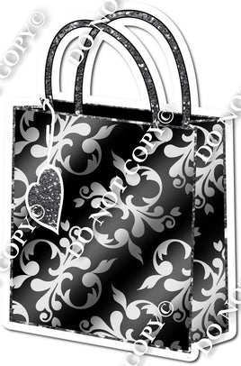 Shopping Bag -Fancy Silver