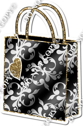 Shopping Bag - Fancy Gold