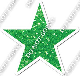Sparkle - Lime Green Star