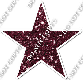 Sparkle - Burgundy Star