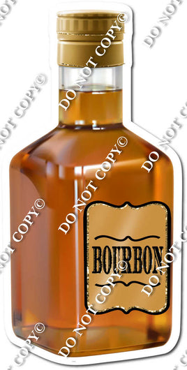 Bourbon Bottle - With Label w/ Variants