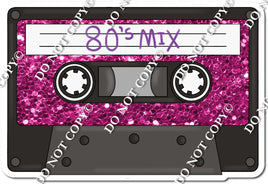 Sparkle Hot Pink Cassette Tape w/ Variants