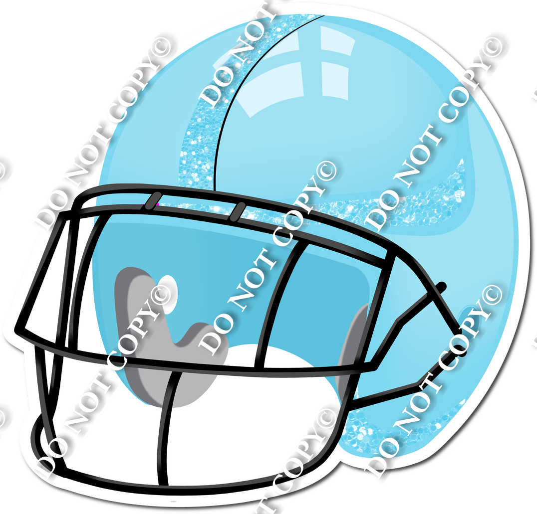 baby blue football helmet Football Helmet