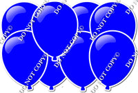 Flat Blue - Horizontal Balloon Panels