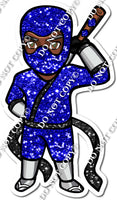 Dark Skin Tone Blue - Ninja Boy w/ Variants