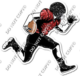 Football - Running Back - Black / Red w/ Variants