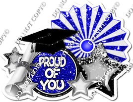 Blue - With Hat - Proud of You Statement with Fan w/ Variant