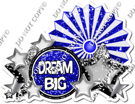 Blue - Dream Big Statement with Fan w/ Variant