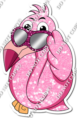 Sparkle Baby Pink with Flat Hot Pink - Flamingo Body w/ Variants